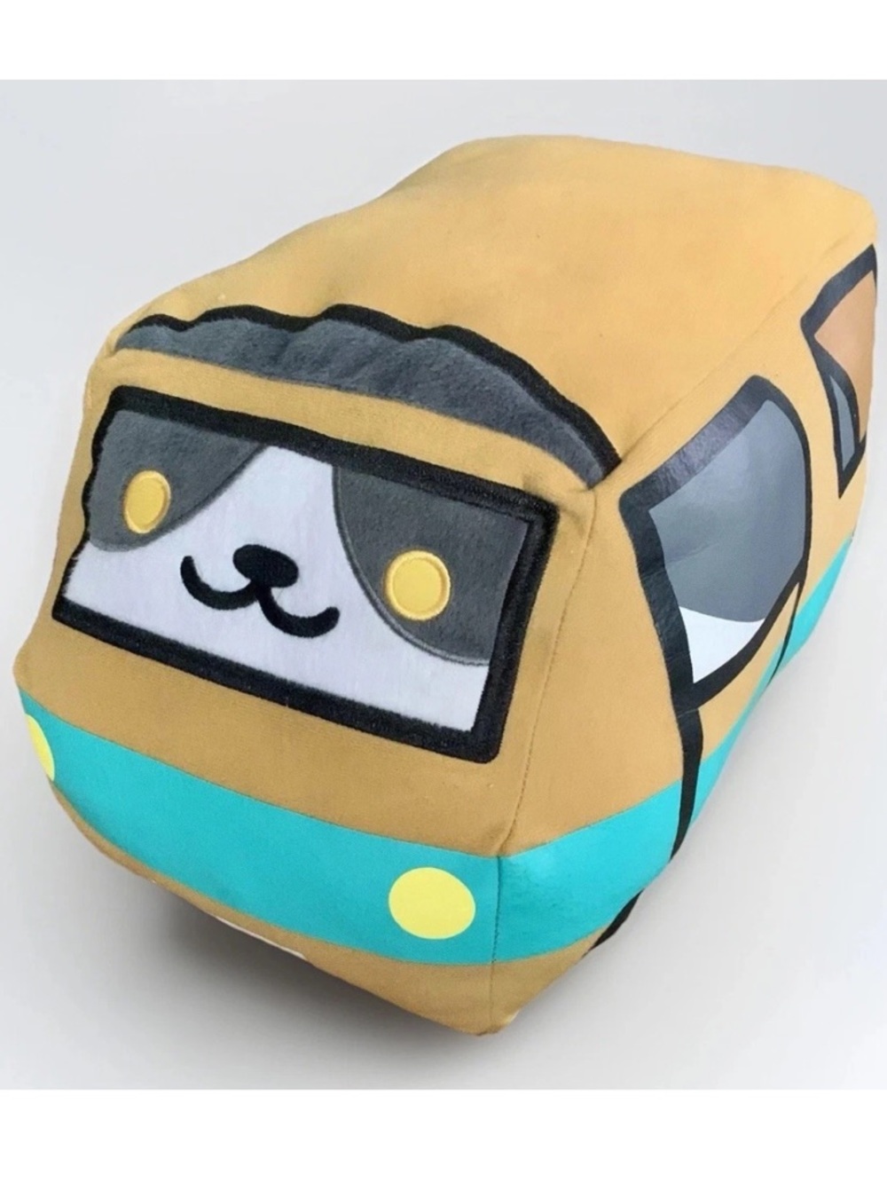 NWT Rare NEKO ATSUME Kitty Collector 13” GABRIEL Bus Plush Pillow 2018 JAPANESE
